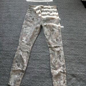 7 For All Mankind Neutral Patterned Jeans